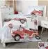 Baby Best Renforcé Kinder-Wendebettwäsche Feuerwehr rot 100x135cm / 40x60cm