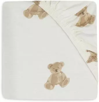 Jollein Spannbettlaken Jersey Teddy Bear 70x140cm (511-565-66095)
