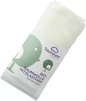 Tr&auml;umeland Spannbettlaken Bio-Baumwolle mit Elasthan, mint, 70x140cm (TT06613)