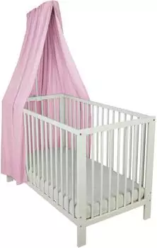 Sterntaler Betthimmel Gaze-Stoff rosa 160&times;300cm (9232670)