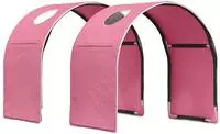 vidaXL Bett-Tunnel f&uuml;r Kinder-Hochbetten 2 stk. Rosa Polyester