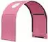vidaXL Bett-Tunnel für Kinder-Hochbetten 2 Stk. rosa Polyester (893705)