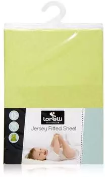 Lorelli Spannbetttuch Jersey 60x120cm, gr&uuml;n