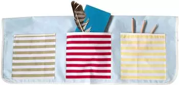 Homestyle4u Stofftasche f&uuml;r Kinderhochbett, mehrfarbig