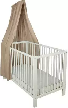 Sterntaler Betthimmel Gaze-Stoff, 160&times;300cm, hellbeige (9232670)