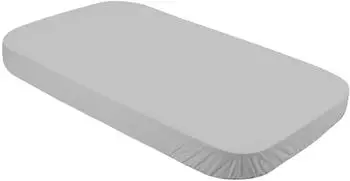 Waldin Spannbettlaken 7in1 Jersey Baumwolle 124x73cm, grau