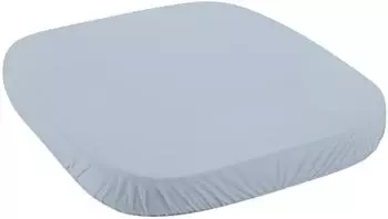 Waldin Spannbettlaken Babybett 7in1, Jersey, blau, 73x73cm
