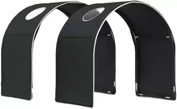 vidaXL Bett-Tunnel f&uuml;r Kinder-Hochbetten 2er-Set, schwarz, Polyester
