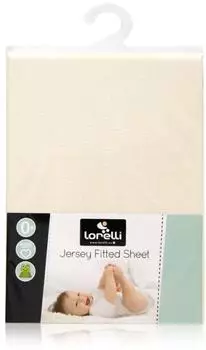 Lorelli Spannbetttuch Jersey 60x120cm, beige