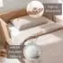 Totsy Baby Baby-Bettdecken & Kissen Set Baumwolle 50x70cm + 40x35cm Giraffen