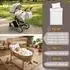 Totsy Baby Baby-Bettdecken & Kissen Set Baumwolle 50x70cm + 40x35cm Giraffen