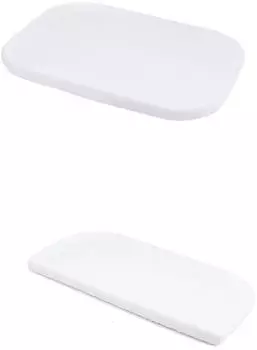 Waldin Spannbettlaken 5in1 Baby/Beistellbett Jersey Baumwolle wei&szlig; 65x93cm (800002039203)