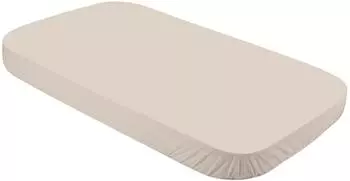 Waldin Spannbettlaken Babybett 7in1 Jersey Baumwolle 124x73cm champagner