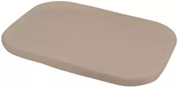 Waldin Spannbettlaken Babybett 5in1, Jersey-Baumwolle, taupe, 93x66cm
