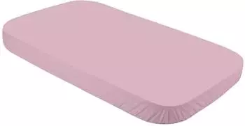 Waldin Spannbettlaken Babybett 7in1 Jersey Baumwolle 124x73cm altrosa