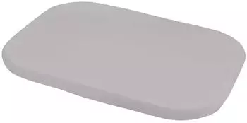 Waldin Spannbettlaken Babybett 5in1, Jersey-Baumwolle, grau, 65x93cm