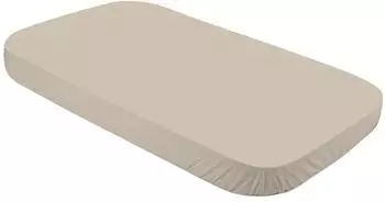 Waldin Spannbettlaken Babybett 7in1 Jersey Baumwolle 124x73cm dunkelbeige