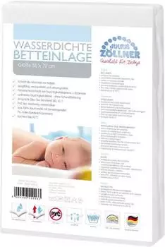 Julius Zöllner Wasserdichte Betteinlage 50x70cm Julius Zöllner Wasserdichte Betteinlage 50x70cm