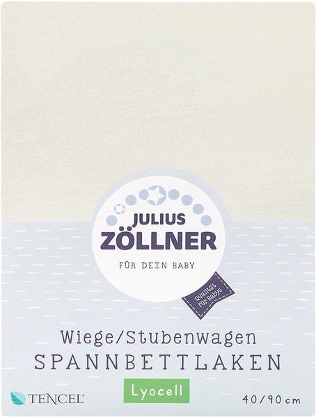 Julius Zöllner Jersey Spannbettlaken 40x90cm ecru