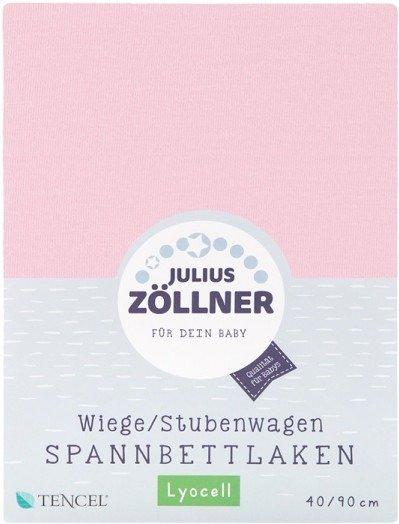 Julius Zöllner Spannbetttuch Jersey 40x90cm rosa