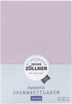 Julius Zöllner Jersey Spannbettlaken 70x140cm flieder
