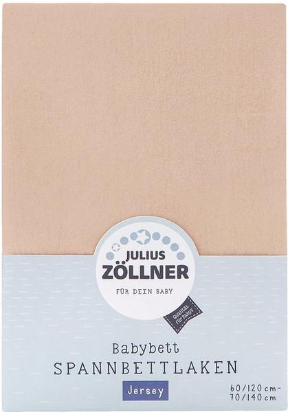 Julius Zöllner Spannbetttuch Jersey 70x140cm - sand