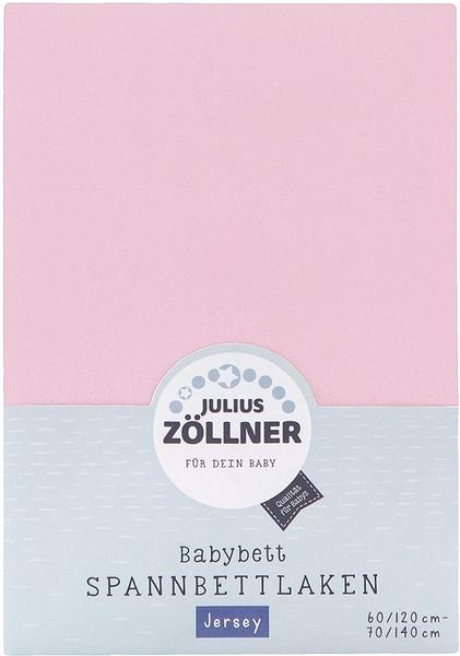 Julius Zöllner Spannbetttuch Jersey 70x140cm - rosa