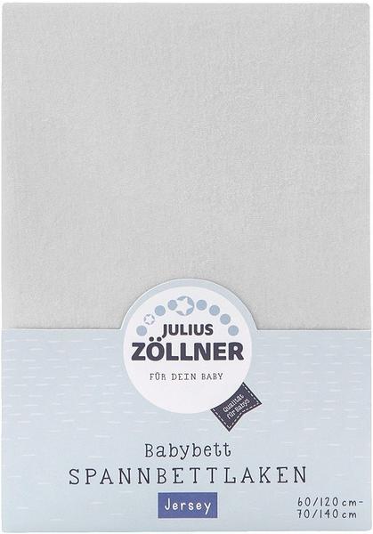 Julius Zöllner Jersey Spannbettlaken 70x140cm hellgrau