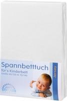 Julius Z&ouml;llner 8330013100, Julius Z&ouml;llner Jersey-Spannbetttuch 40x90 cm weiss