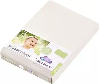 Träumeland Spannbetttuch Organic naturweiß 60x120 / 70x140cm