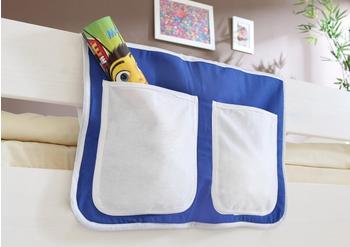 Ticaa Bett-Tasche blau weiß