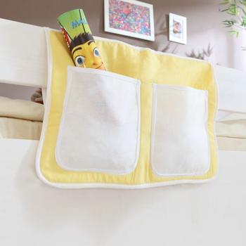 Ticaa Bett-Tasche gelb/weiß