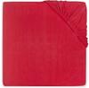 Jollein 511_0013 Spannlaken Jersey, 60 x 120 cm, rot