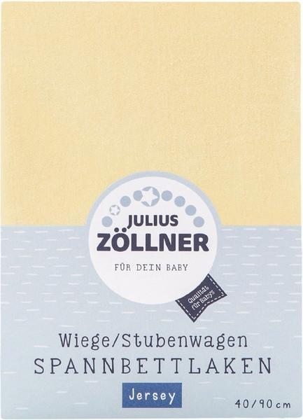 Julius Zöllner Wiege/Stubenwagen Spannbettlaken Jersey 90x40cm banana