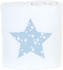 Babybay Nestchen Original Piqué Applikation - weiß Sterne azurblau