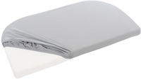babybay Spannbettlaken Grau 50 x 89 cm