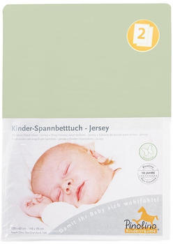 Pinolino Spannbetttuch für Kinderbetten Jersey - uni lemon Doppelpack Pinolino Spannbetttuch für Kinderbetten Jersey - uni lemon Doppelpack