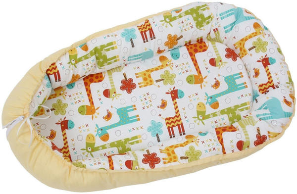 Kuschelnestchen Giraffe gelb