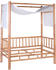 Childhome Betthimmel für Bambus Kinderbett weiß