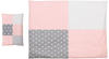 Ullenboom Kinder Bettwäsche-Set rosa/grau