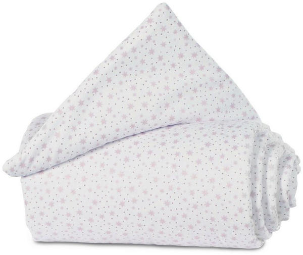 Babybay Nestchen Organic Cotton Original 149 x 25 cm glitzersterne rosé