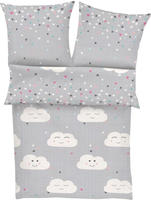 s.Oliver Junior Kinderbettw&auml;sche "Clouds mit Wolken und Sternen" 2 Stk.