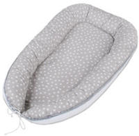 Babybay Kuschelnest Grau, Wei&szlig; 90x50x13 cm