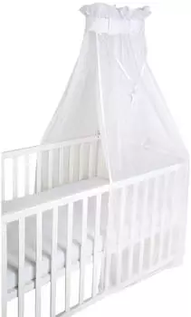 Roba safe asleep® Babybett Himmel Air, Betthimmel, Mesh-Himmel für Babybett white Roba safe asleep® Babybett Himmel Air, Betthimmel, Mesh-Himmel für Babybett white