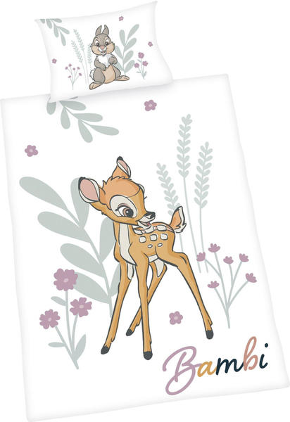 Herding Flanell Kinder-Bettwäsche Disney's Bambi