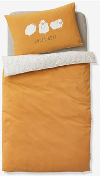 Vertbaudet Baby Jersey-Spannbettlaken 70x140 Schäfchen Oeko-Tex grau
