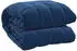 vidaXL Gewichtsdecke Blau 155x220 cm 11 kg Stoff (350795)