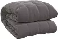 Gewichtsdecke Grau 155x220 Cm 7 Kg Stoff Vidaxl