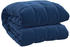 vidaXL Gewichtsdecke Blau 155x220 cm 7 kg Stoff (350794)