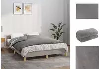 Gewichtsdecke Mit Bezug Grau 135x200 Cm 10 Kg Stoff - Vidaxl